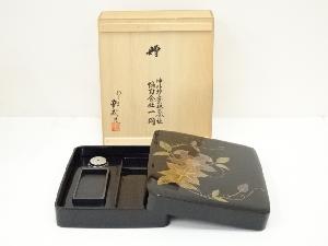 兼中斎書付 道場宗廣作 柳蒔絵炉縁 茶道具 共箱 兼中斎書付 道場宗廣作 柳蒔絵炉縁 茶道具 共箱 商品一覧|